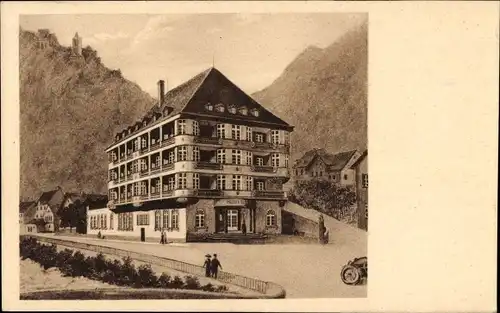 Ak Bad Berneck im Fichtelgebirge Bayern, Hotel Bube