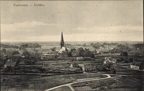 Ak Delden Hof van Twente Overijssel Niederlande, Panorama