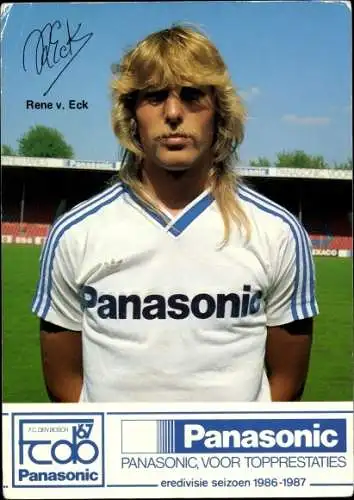 Autogrammkarte Fußballspieler Rene v. Eck