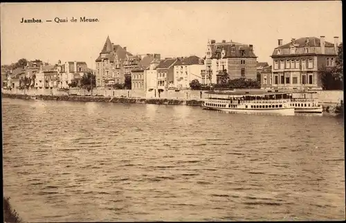 Ak Jambes Namur Wallonie, Quai de Meuse