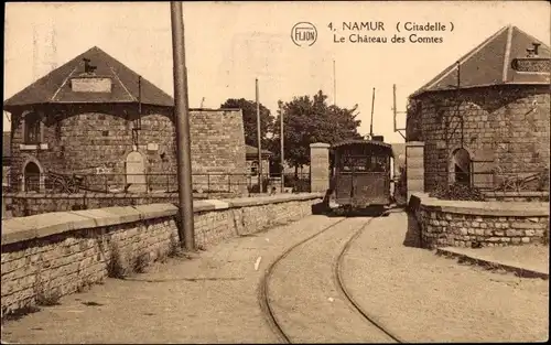 Ak Namur Wallonien, Chateau des Comtes, Zitadelle