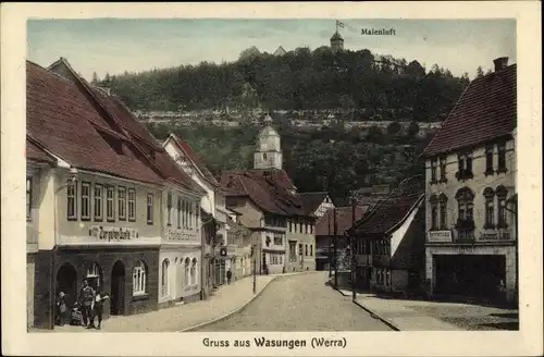 Ak Wasungen im Thüringer Wald, Gasthaus Zur guten Quelle, Maienluft