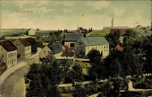 Ak Geithain in Sachsen, Blick auf den Ort