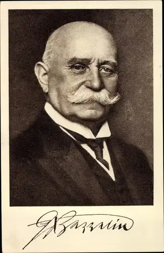 Ak Ferdinand Graf von Zeppelin, Portrait, Zeppelin Eckener Spende