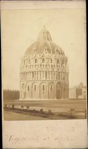 CdV Pisa Toscana, Baptisterium, 1869