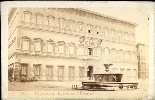 CdV Roma Rom Lazio, Palazzo Farnese, 1869