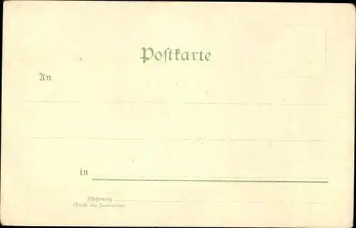 Litho Gruß aus dem Hessen Schwalmland, Trachten, Kirchgang, Landeswappen