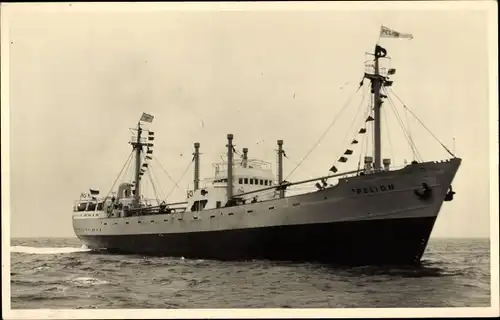 Foto Ak Frachtschiff Pelion