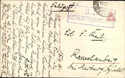 Ak Argonnen, Exzellenz Graf Haeseler bei den Württembergern