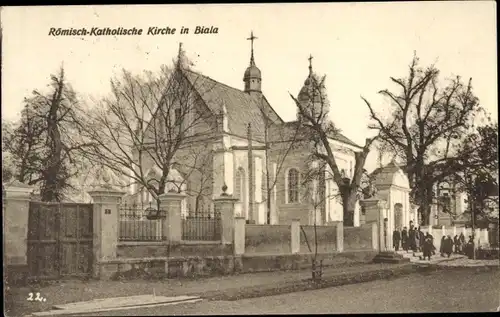 Ak Biala Polen, Römisch-katholische Kirche