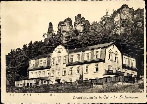 Ak Tisá Tyssa Tissa Region Aussig, Erholungsheim, Sudetengau