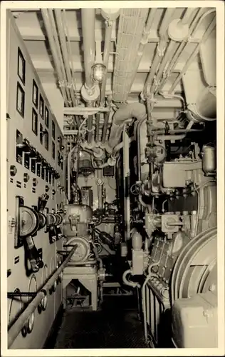 Foto Ak Dampfer, Schiff, Maschinen, Technik