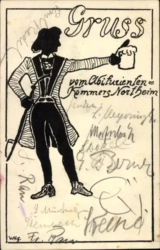 Studentika Ak Northeim in Niedersachsen, Abiturienten-Kommers