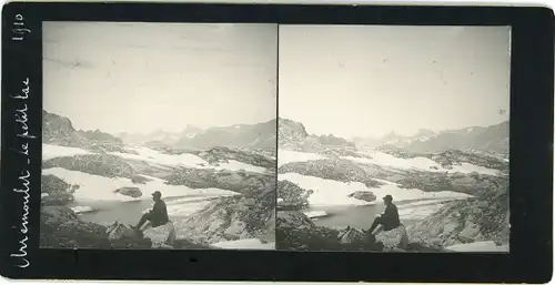 Stereo Foto Pyrénées Atlantiques, Lacs d'Arrémoulit, le Petit Lac