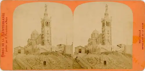 Stereo Foto Marseille Bouches du Rhône, Notre Dame de la Garde