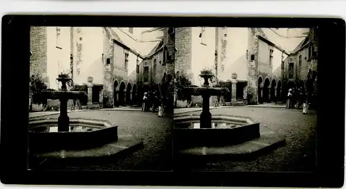 Stereo Foto Chastellux-sur-Cure Yonne, Chateau de Chastellux