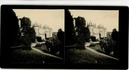 Stereo Foto Chastellux-sur-Cure Yonne, Chateau de Chastellux