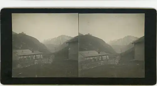 Stereo Foto Tour du Mont Blanc, 1908