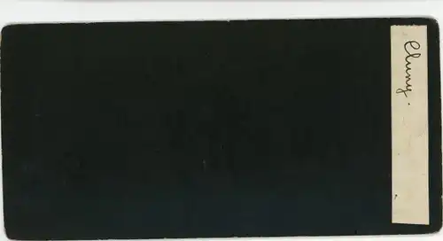 Stereo Foto Cluny Saône et Loire, Straßenpartie, Tor