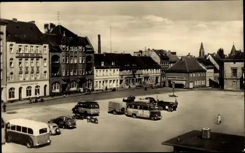 Ak Brandenburg an der Havel, Neustadt, Markt, Bus, Autos