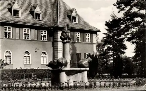 Ak Ostseebad Graal Müritz, Bärenbrunnen, Sanatorium Richard Aßmann Heim