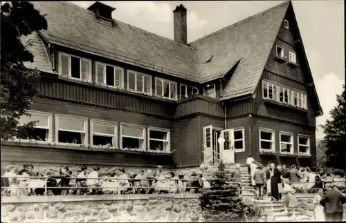 Ak Kriebstein in Sachsen, Talsperre, HO-Gaststätte