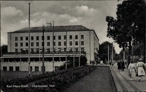 Ak Karl Marx Stadt Chemnitz in Sachsen, Chemnitzer Hof