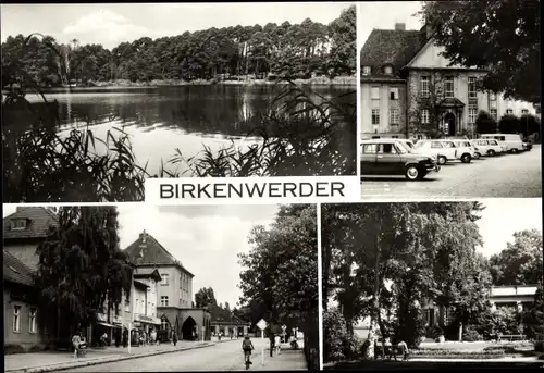 Ak Birkenwerder in Brandenburg, Seeblick, Teilansichten