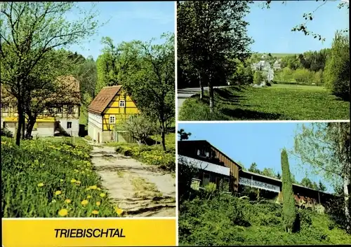 Ak Tanneberg Klipphausen in Sachsen, Triebischtal, Fachwerkhaus, Triebischtal-Baude