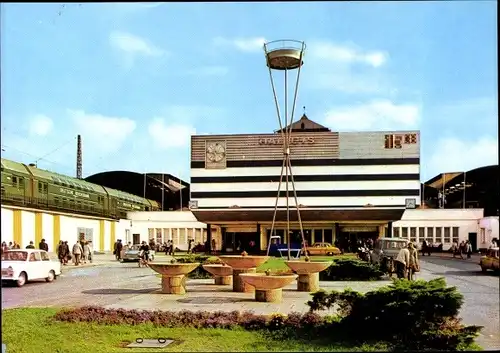 Ak Halle an der Saale, Hauptbahnhof