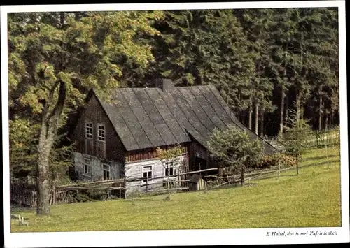 Ak Winselburg Klingenthal Sachsen, Waldhaus