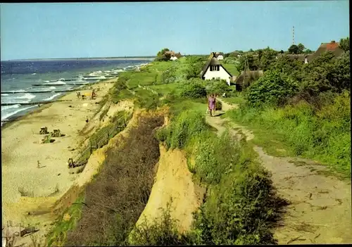 Ak Ostseebad Ahrenshoop Fischland, Steilküste, Strand