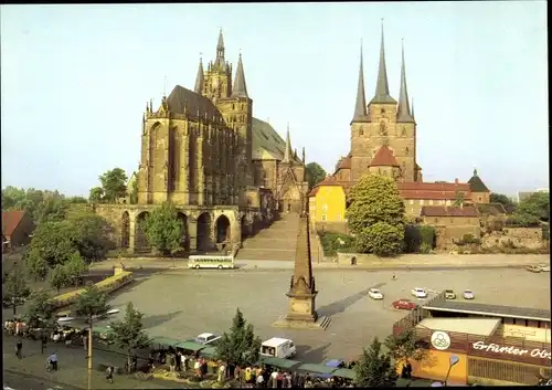 Ak Erfurt in Thüringen, Dom, Severikirche