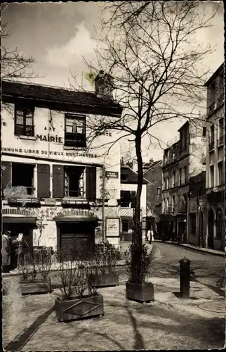 Ak Paris XVIII. Montmartre, Place du Tertre, Rue Lepic