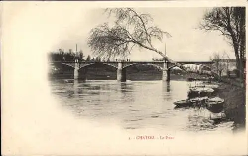 Ak Chatou Yvelines, Le Pont