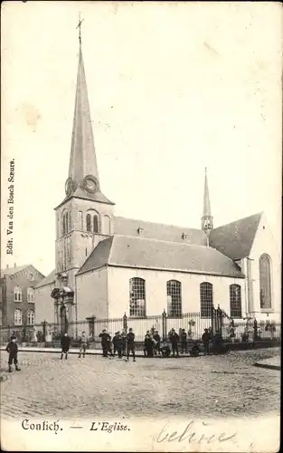 Ak Contich Kontich Flandern Antwerpen, Kirche