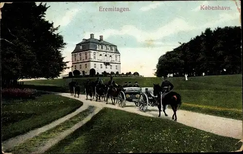 Ak Kopenhagen Dänemark, Jægersborg Dyrehave, Eremitagen, Eremitageslottet, Jagdschloss