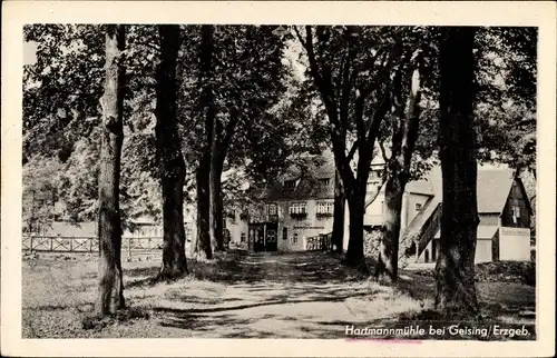 Ak Geising Altenberg Erzgebirge, Hartmannmühle