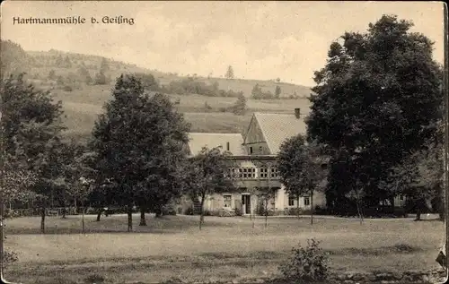 Ak Geising Altenberg im Erzgebirge, Hartmannmühle
