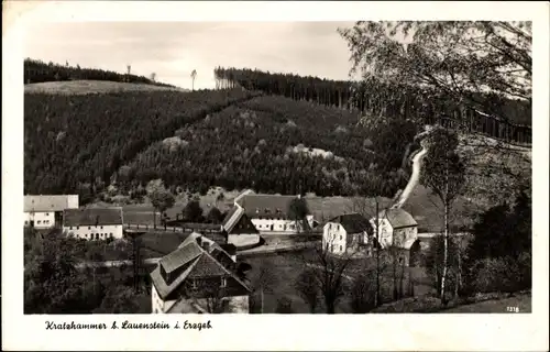 Foto Ak Kratzhammer Altenberg im Erzgebirge, Teilansicht