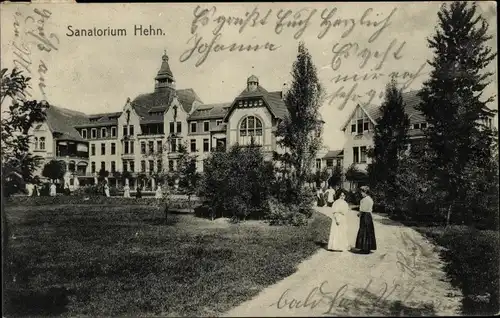Ak Hehn Mönchengladbach am Niederrhein, Sanatorium, Garten