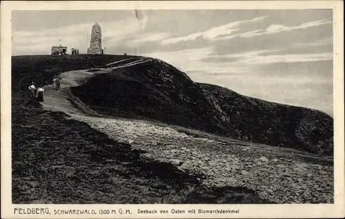 Ak Feldberg im Schwarzwald, Seebuck, Blick von Osten, Bismarckdenkmal