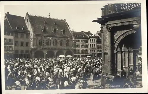 Ak Freiburg im Breisgau, Kaufhaus, Markt