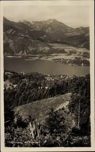 Ak Tegernsee in Oberbayern, Panorama, Kampen