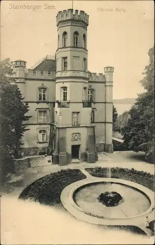 Ak Berg am Starnberger See Oberbayern, Schloss Berg