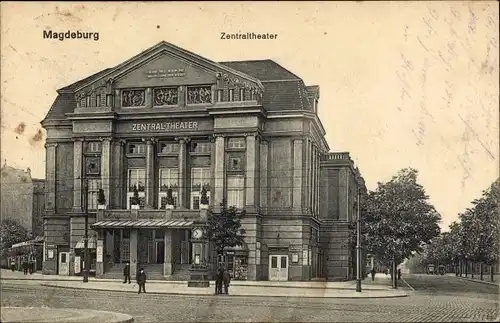 Ak Magdeburg an der Elbe, Zentraltheater