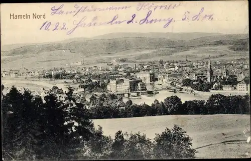 Ak Hameln an der Weser Niedersachsen, Gesamtansicht