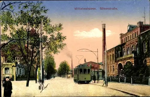 Ak Wilhelmshaven in Niedersachsen, Gökerstraße