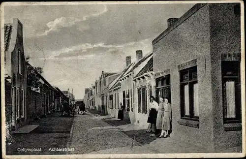 Ak Colijnsplaat Zeeland, Achterstraat