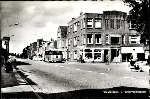 Ak Vlaardingen Südholland, v. Schravendijkplein, Geschäfte, Bus